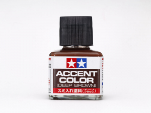 Tamiya 87210 Panel Line Accent Color (40ml) [Deep Brown]