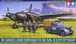 Tamiya 89786 1/48 de Havilland Mosquito NF Mk.Ⅱ & 10HP Tilly