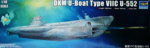 Trumpeter 06801 1/48 U-Boat Type VIIC U-552 (W.W.II)