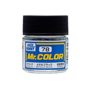 Mr Color C-78 Metal Black Metallic Car