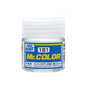 Mr Color C-181 Semi-Gloss Super Clear (10ml) [Semi-Gloss] (Primary-For Coating)