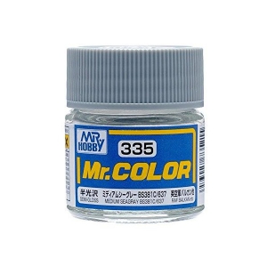 Mr Color C-335 Medium Seagray BS381C/637 Semi-Gloss RAF Balkan