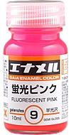 Gaianotes Enamel Color GE-09 Fluorescent Pink (10ml) [Pigment: Semi-Gloss]