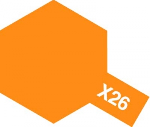 Tamiya Acrylic Color X-26 Clear Orange
