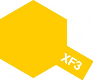 Tamiya Acrylic Color XF-3 Flat Yellow (Flat)