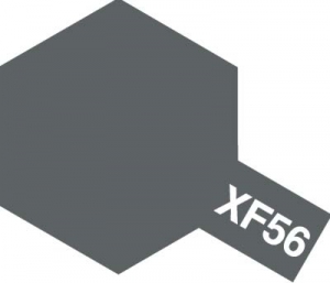 Tamiya Acrylic Color XF-56 Metallic Grey [Matt Metallic]