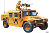 Academy 13241(1350) 1/35 M1025 Humvee Armament Carrier