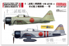 FineMolds FP34 1/72 Mitsubishi A6M1 12-Shi Experimental Zero Fighter (Prototype) & A6M2a Zero Fighter Type 11 (2 kits)