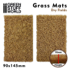 Green Stuff World 10340 Grass Mats Cut-Out (90x145mm) - Dry Fields 10mm