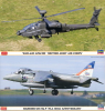 Hasegawa 1/48 WAH-64 Apache (07445) & Harrier GR.9 (09921) [2 Kits]