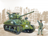 Italeri 0225 1/35 M4A1(76)W Sherman (Sherman IIA)