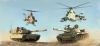 Italeri 6117 1/72 Gulf War 25th Anniversary Battle Set (M1A1 Abrams - AH-1W Supercobra - T-62 - Mi-25 Hind-D)