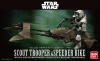 Bandai 196693 1/12 Scout Trooper & Speeder Bike [Starwars]