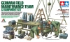 Tamiya 37023 1/35 German Field Maintenance Team & Equipment Set (W.W.II)