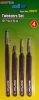 Master Tools(Trumpeter) 09957 Tweezers Set [4 Pcs]