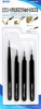 Wave HT-202 Precision Needle Shaped Tweezers [4 Pcs]