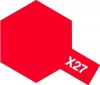 Tamiya Enamel Color X-27 Clear Red (10ml)